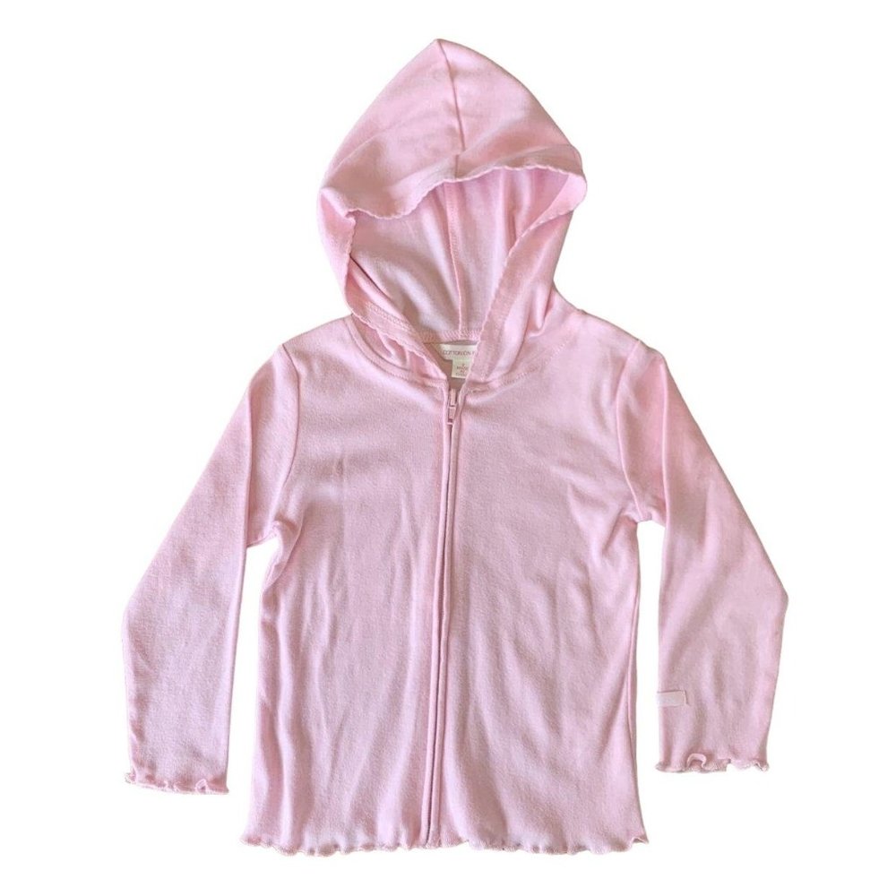 CottonOn Kids Girls Jacket 3T 3 Pink Hoodie Toddler Lightweight Cotton On Hooded